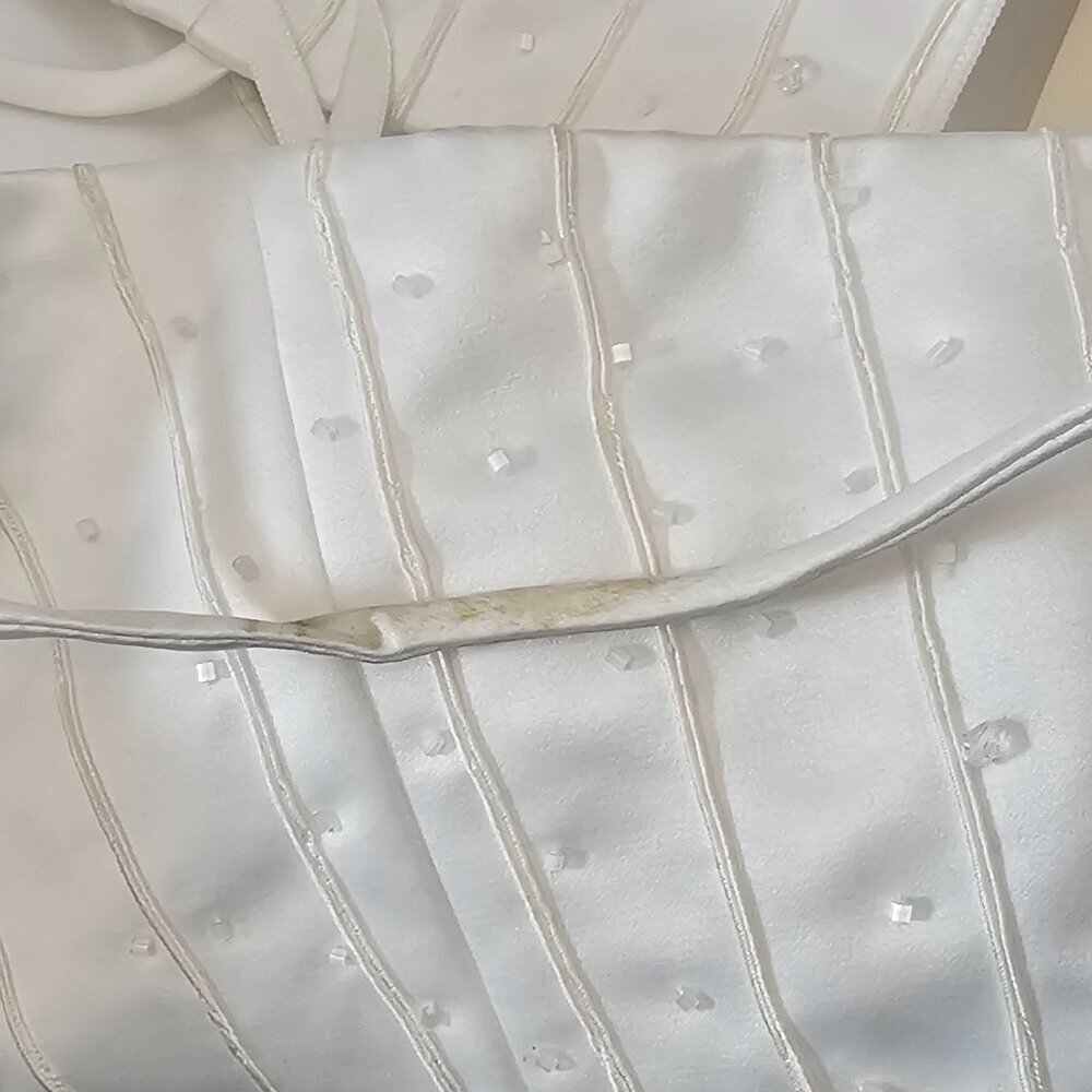 Pallas Athena White Embroidered Wedding Dress 14 - Picture 7 of 8